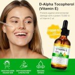 75,000 IU Vitamin E Oil for Skin Nourishment