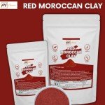Natural Moroccan Red Clay Powder for Skin & Hair