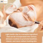 Natural Light Kaolin Clay Powder for Soap & Masks