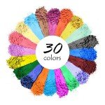 30 Color Natural Mica Powder for Soap and Cosmetics