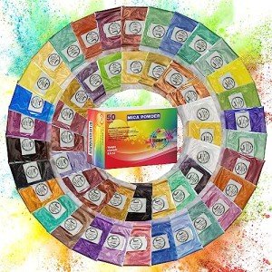 Organic Mica Powder Set for Vibrant Soaps & Crafts