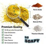 Organic Mica Powder Set for Vibrant Soaps & Crafts