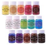 15-Color Pearlescent Mica Powder Set for Crafts