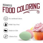 Watkins Food Coloring Set: Red, Yellow, Green, Blue