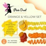 Vegan Yellow & Orange Natural Color Powder Set