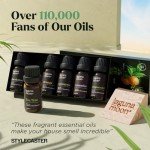 Essential Oils Set - 6 Blend Pack for Home