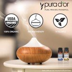 Organic Essential Oils Gift Set in Wood Box