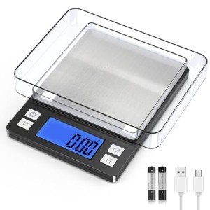 Rechargeable Digital Scale with Large Display