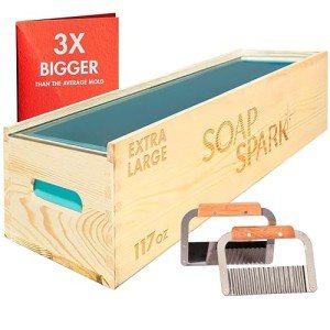 XL Soap Making Kit with Silicone Molds & Tools