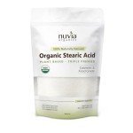 Nuvia Organics Stearic Acid - USDA Certified Organic