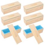 Artisan Soap Loaf Mold with Wooden Box, 6 Pack