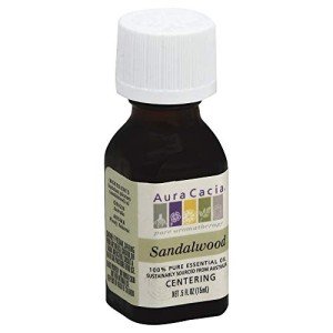 Aura Cacia Sandalwood Essential Oil - 0.5 oz
