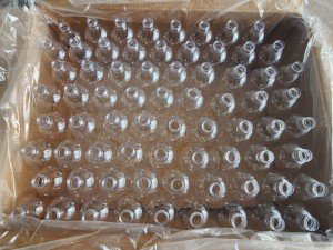 216 Ct 16 fl oz Bullet Clear Bottles