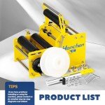 Handmade Soap Bottle Labeling Machine with Press Handle