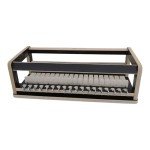 Wooden 18-Wire Soap Cutter - Brown Color