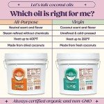 Organic Coconut Oil, 128 Fl Oz