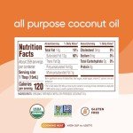 Organic Coconut Oil, 128 Fl Oz