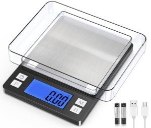 Rechargeable Digital Scale with Large Display
