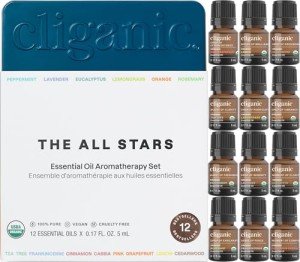 Top 12 Organic Essential Oils Set - Cliganic