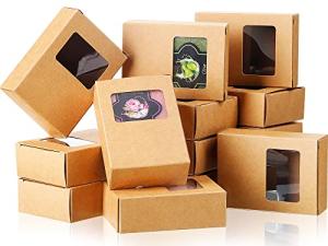 Handmade Soap Packaging Boxes Kraft with Window