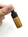 15 Packs of Mini Amber Dropper Bottles