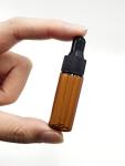 15 Packs of Mini Amber Dropper Bottles