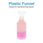 10ml Pink Glass Dropper Bottles - 12 Pack