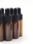 15 Packs of Mini Amber Dropper Bottles