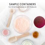 100 Pack High Quality 5g Plastic Sample Jars