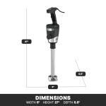 Heavy Duty Immersion Blender with Removable Shaft