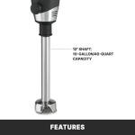 Heavy Duty Immersion Blender with Removable Shaft