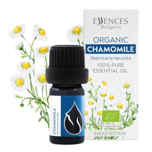 Organic Chamomile Essential Oil 5ml - Pure & Natural