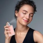 6 Pack Refillable Frosted Glass Perfume Atomizers