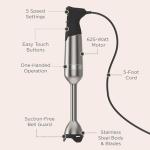 Stainless Steel 18-Inch Immersion Blender