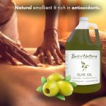 100% Pure Olive Massage & Body Oil, 1 Gallon