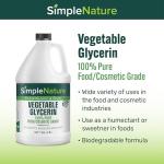 Pure Vegetable Glycerin - 1 Gallon for Soapmaking
