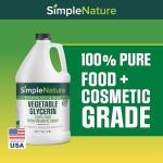 Pure Vegetable Glycerin - 1 Gallon for Soapmaking
