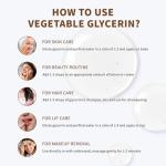 Natural Vegetable Glycerin for Skin and Hair Care