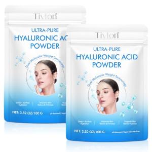 Hyaluronic Acid Powder for Deep Hydration - 2 Pack