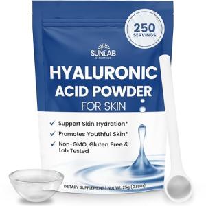 Hyaluronic Acid Powder for Skin Hydration (25g)
