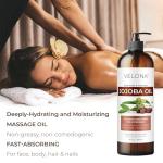 100% Pure Jojoba Oil - 64 oz Bottle