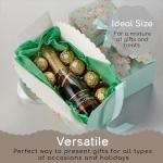 Floral Gift Boxes with Ribbons - 20 Pack