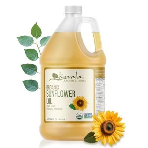 Kevala Organic Sunflower Oil - 64 oz Vegan Hair Oil