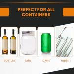 Manual Bottle Label Applicator for Crafts & Cosmetics