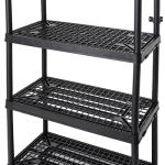 Sturdy 4-Shelf Ventilated Storage Organizer Unit