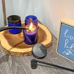 12-Pack of 4 oz Cobalt Blue Glass Jars