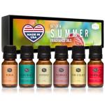 Summer Set of 6 Fragrance Oils for Soapmaking
