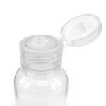 2oz Squeezable PET Plastic Travel Bottles, Flip-Top Caps