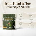 Organic Raw African Ivory White Shea Butter - 1lb