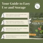 Organic Raw African Ivory White Shea Butter - 1lb